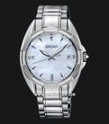 Seiko Classic SKK885P1 Diamond Mother Of Pearl Dial Stainless Steel Strap-0