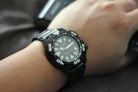 Seiko Automatic SKZ285K1 Samurai Shurikane Diver 200M Black Dial Black Stainless Steel Strap-6