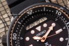 Seiko Prospex SNJ028P1 Diver Solar Arnie Digital Analog Dial Black Rubber Strap-7