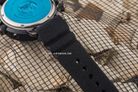 Seiko Prospex SNJ028P1 Diver Solar Arnie Digital Analog Dial Black Rubber Strap-8
