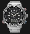 Seiko Prospex SNJ033P1 Arnie Solar Divers 200M Digital Analog Dial Stainless Steel Strap-0