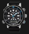 Seiko Prospex SNJ035P1 PADI Arnie Solar Divers 200M Digital Analog Dial Black Silicone Strap-0