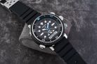 Seiko Prospex SNJ035P1 PADI Arnie Solar Divers 200M Digital Analog Dial Black Silicone Strap-7