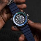 Seiko Prospex SNJ039P1 Arnie Solar Tropical Lagoon Special Edition Hybrid Diver’s Silicone Strap-4
