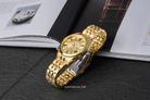 Seiko 5 Sports SNKL38K1 Gold Dial Gold Stainless Steel Strap-5