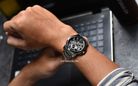 Seiko Premier SNP165P1 Big Date Perpetual Black Dial Stainless Steel Strap-6