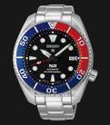 Seiko Prospex SPB181J1 PADI Sumo Pepsi Automatic Black Dial Stainless Steel Strap-0