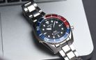Seiko Prospex SPB181J1 PADI Sumo Pepsi Automatic Black Dial Stainless Steel Strap-5