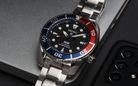 Seiko Prospex SPB181J1 PADI Sumo Pepsi Automatic Black Dial Stainless Steel Strap-7
