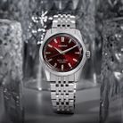 Seiko King Seiko SPB287J1 KSK Red Dial Stainless Steel Strap-3