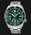 Seiko Prospex SPB381J1 Baby Marinemaster GMT Green Dial Stainless Steel Strap-0