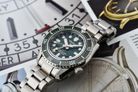Seiko Prospex SPB381J1 Baby Marinemaster GMT Green Dial Stainless Steel Strap-8