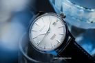 Seiko Presage SRPB43J1 Cocktail Time Skydiving Light Blue Texture Dial Black Leather Strap-4