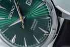 Seiko Presage SRPD37J1 Cocktail Time Mockingbird Automatic Green Dial Brown Leather Strap-7