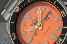 Seiko 5 Sports SRPD59K1 5KX SKX Sports Style Automatic Orange Dial Stainless Steel Strap-6