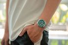 Seiko 5 Sports SRPD61K1 5KX SKX Sports Style Automatic Green Dial Stainless Steel Strap-3