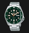 Seiko 5 Sports SRPD63K1 5KX Hulk SKX Sports Style Automatic Green Dial Stainless Steel Strap-0