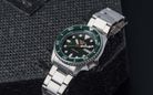 Seiko 5 Sports SRPD63K1 5KX Hulk SKX Sports Style Automatic Green Dial Stainless Steel Strap-4