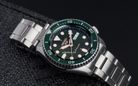 Seiko 5 Sports SRPD63K1 5KX Hulk SKX Sports Style Automatic Green Dial Stainless Steel Strap-6