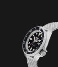 Seiko 5 Sports SRPD73K1 SKX Sports Style Automatic Black Dial Silver Mesh Strap-1