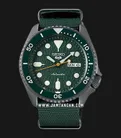 Seiko 5 Sports SRPD77K1 5KX Avocado SKX Sports Style Automatic Green Dial Green Nylon Strap-0