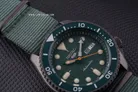Seiko 5 Sports SRPD77K1 5KX Avocado SKX Sports Style Automatic Green Dial Green Nylon Strap-6