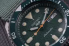 Seiko 5 Sports SRPD77K1 5KX Avocado SKX Sports Style Automatic Green Dial Green Nylon Strap-7