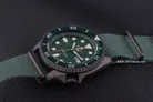 Seiko 5 Sports SRPD77K1 5KX Avocado SKX Sports Style Automatic Green Dial Green Nylon Strap-9