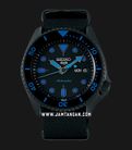 Seiko 5 Sports SRPD81K1 5KX SKX Sports Style Automatic Black Dial Black Nylon Strap-0