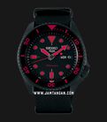 Seiko 5 Sports SRPD83K1 5KX SKX Sports Style Automatic Black Dial Black Nylon Strap-0