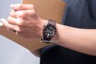 Seiko 5 Sports SRPD85K1 5KX Chocolate SKX Sports Style Automatic Brown Dial Brown Nylon Strap-3