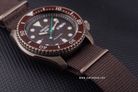 Seiko 5 Sports SRPD85K1 5KX Chocolate SKX Sports Style Automatic Brown Dial Brown Nylon Strap-9