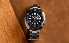 Seiko Prospex SRPE03K1 King Turtle Automatic Black Dial Stainless Steel Strap-5