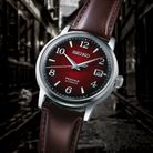 Seiko Presage SRPE41J1 Cocktail Negroni Red Dial Dark Red-Brown Leather Strap-4