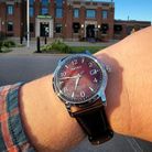 Seiko Presage SRPE41J1 Cocktail Negroni Red Dial Dark Red-Brown Leather Strap-9