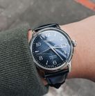 Seiko Presage SRPE43J1 Cocktail Old Clock Blue Dial Dark Blue Leather Strap-7