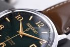 Seiko Presage SRPE45J1 Cocktail Mojito Green Dial Brown Leather Strap-9
