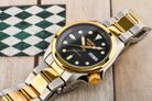 Seiko 5 Sports SRPE60K1 Black Dial Dual Tone Stainless Steel Strap-7