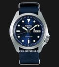 Seiko 5 Sports SRPE63K1 Sports Style Blue Dial Blue Nylon Strap-0