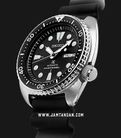 Seiko Prospex SRPE93K1 Turtle Automatic Divers 200M Black Dial Black Rubber Strap-1