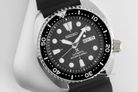 Seiko Prospex SRPE93K1 Turtle Automatic Divers 200M Black Dial Black Rubber Strap-5