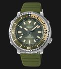 Seiko Prospex SRPF83K1 Baby Tuna Urban Safari Green Dial Green Rubber Strap-0