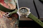 Seiko Prospex SRPF83K1 Baby Tuna Urban Safari Green Dial Green Rubber Strap-7
