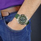 Seiko Prospex SRPF83K1 Baby Tuna Urban Safari Green Dial Green Rubber Strap-8
