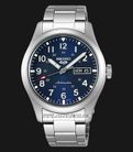 Seiko 5 Sports SRPG29K1 Field Sports Style Automatic Blue Dial Stainless Steel Strap-0