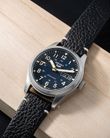 Seiko 5 Sports SRPG39K1 Field Specialist Style Automatic Blue Dial Black Leather Strap-3