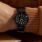 Seiko Presage SRPH95J1 Style60s Automatic Black Dial Black Leather Strap-5