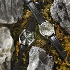 Seiko 5 Sports SRPJ89K1 Flieger Suits Style Kelly Green Flieger Black Leather Strap-5