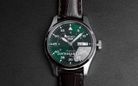 Seiko 5 Sports SRPJ89K1 Flieger Suits Style Kelly Green Flieger Black Leather Strap-8