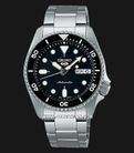 Seiko 5 Sports SRPK29K1 5KX Midi SKX Sports Style Black Dial Stainless Steel Strap-0
